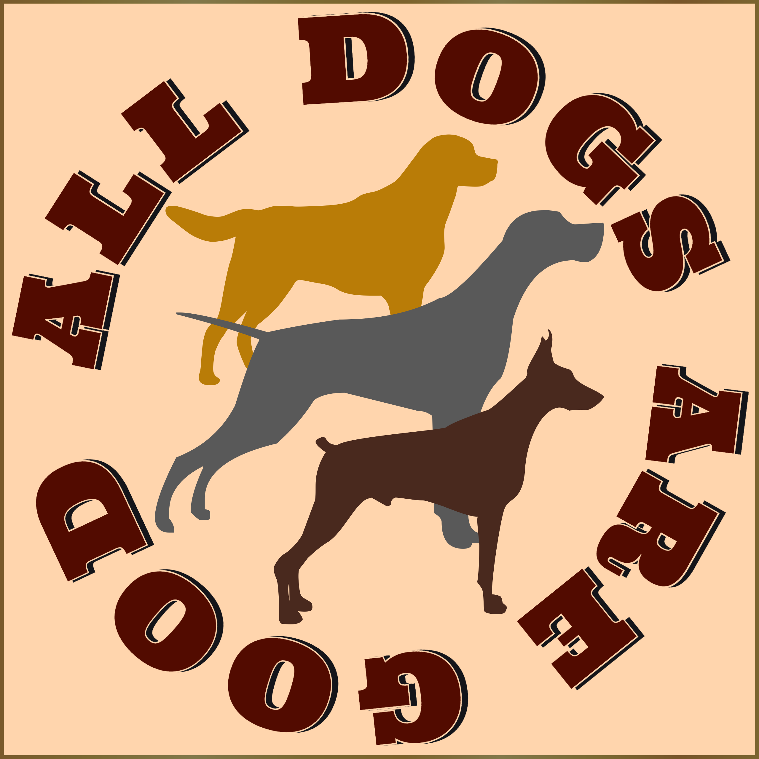 all dogs are good logo